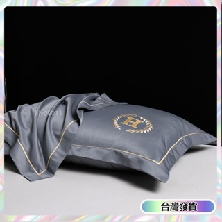 【🔥臺灣發貨🔥】冰絲涼感枕頭套 冰絲枕頭套 枕套 夏季高檔天絲枕頭套 枕芯保護套 素色枕頭套 48x74CM 信封式