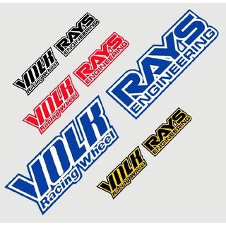 🌞Volk RAYS WHEEL RAYS WHEEL Volk WHEEL TE37 輪殼車貼紙輪圈汽車貼紙