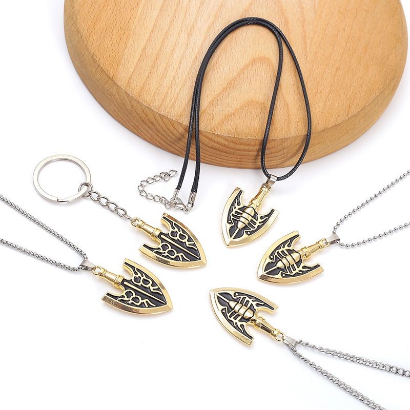 🌷熊熊上新🌷動漫JOJO的奇妙冒險石之海替身之箭蟲箭項鏈金色箭頭項鏈禮品