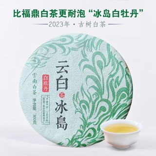 2023年冰島古樹白牡丹餅茶頭春茶葉純料雲南白茶非福鼎白茶300克