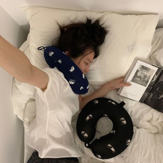 🌻早安/2025熱買🔥U型枕可愛卡通冰絲記憶棉可拆洗開車飛機便攜旅行午睡辦公神器