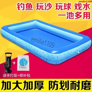 兒童釣魚池 充氣水池戲水游泳池沙灘玩具決明子沙池擺地攤夜市廣場