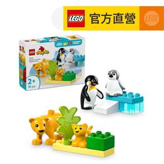 【LEGO樂高】得寶系列 10442 野生動物家庭：企鵝和獅子(動物玩具 幼兒積木)
