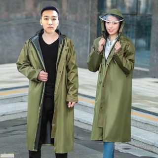雨衣🥼時尚防暴雨連體雨衣長款風衣男全身防水騎行加厚雨衣釣魚男士雨衣