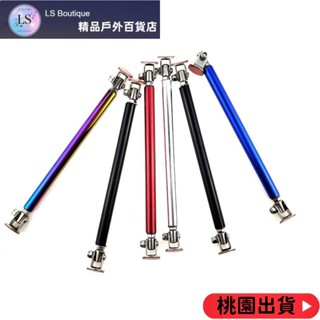 【優質好貨】2 件裝通用前後保險槓唇可調保險槓分離器擴散器支柱桿免打孔汽車造型繫帶支撐桿 75 毫米/100 毫米/15