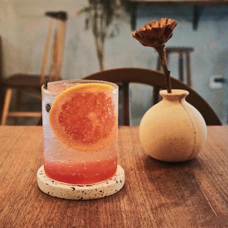 新竹發出♕400ml 韓風咖啡廳咖啡杯 早餐杯 水杯 冷飲果汁 拿鐵杯 熱高溫玻璃杯 矮胖透明玻璃水杯 飲料杯