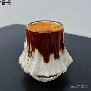 馬克杯 陶瓷馬克杯 復古馬克杯 水杯 咖啡杯 燕麥杯高顔值咖啡杯設計感水杯ins風杯子富士山玻璃杯洋酒杯dirty咖啡杯