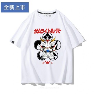 中部發貨熱銷新款 魔神壇鬥士聯名周邊哆啦A夢短袖T恤衫機器貓二次元cos痛衣服夏季 動漫短袖T恤 男款潮牌短袖短T 日系