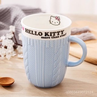 【臺灣出貨】水杯 金邊浮鵰杯子 馬克杯 HelloKitty陶瓷杯 浮鵰馬克杯 搞怪辦公室杯子 水杯 家用咖啡杯毛衣杯