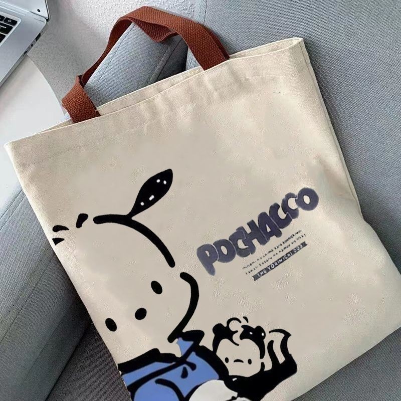 🥇桃園出貨 現時特賣✨迪士尼聯名帕恰狗帆布包女單肩包大容量大學生上課通勤包包布袋