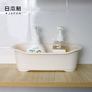 日本SANADA桌面收納筐櫥櫃冰箱收納盒廚房浴室整理框多用途收納盒