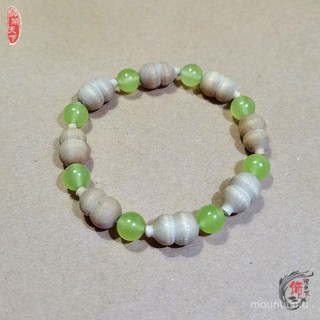 葫蘆手鏈 招財手鏈 闢邪手鏈 祈福手環 平安手環 平安桃木葫蘆手串本命年福祿雙全手持念珠 避邪 福祿