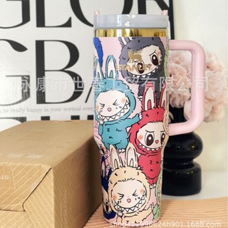 ✨臺灣發貨✨STANLEY史丹利 冰霸杯 保溫杯2025爆款拉布布40oz汽車杯史丹利保溫杯Labubu吸管水杯Stan