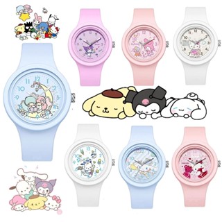 ⌚桃園出貨⌚新款三麗鷗庫洛米美樂蒂玉桂狗兒童手錶防水兒童小學生手錶小眾