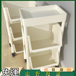 SYMT-小推車置物架家用零食書本玩具收納落地可移動