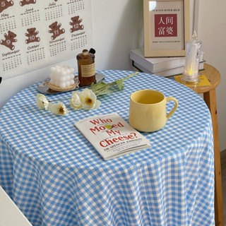 桃園出貨ing🚀格子桌布學生書桌布網紅ins風日式茶幾布客廳臥室少女寫字書桌墊 BVTO