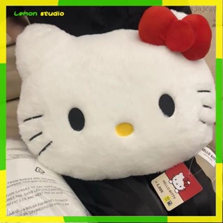 臺灣出貨🍋抱枕 長抱枕 涼感抱枕 娃娃 玩偶 公仔 可愛卡通 大娃娃 抱睡娃娃Kitty可愛貓頭毛絨抱枕沙發床頭靠墊車