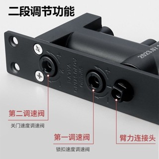【嚴選精品 限時特惠】防盜防火門滑軌式閉門器90度定位緩沖入戶門自動關門阻尼器限位器