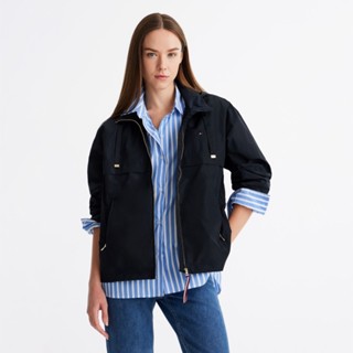 【tommy hilfiger】基本款風衣 藍色