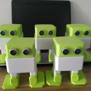 桃園發貨可開票【免焊快組裝】OTTO 機器人 開源人形跳舞 相容arduino 3D列印 創客圖形化程式設計