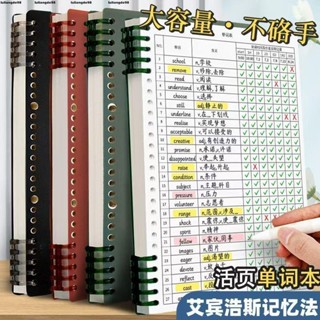 【新品限時優惠】艾賓浩斯英語單詞記憶本 便簽本 b5加厚英文單字本 艾賓浩斯記憶曲綫背單詞本 考研英語四級記憶本