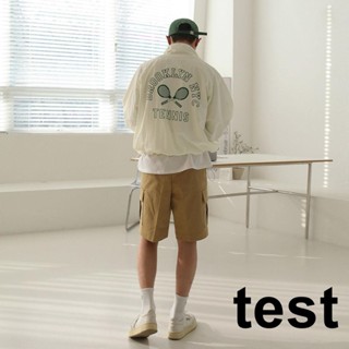 ★夜夜生活館★新品 鹽系春夏季薄款戶外防曬衣男士寬鬆休閒立領夾克韓版潮流印花外套CBV