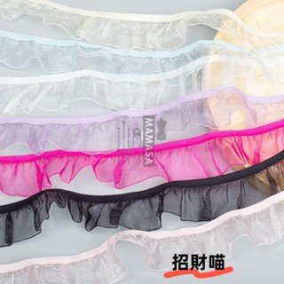 300元出貨 花邊 蕾絲花邊 衣服花邊 diy 手作花邊 優質 3cm糖果色木耳單層單體蕾絲邊 服裝禮品布藝手工材料