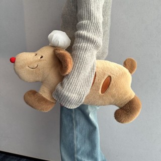 <早安の雜貨鋪>🌻可愛法棍小狗毛絨玩具治癒系網紅玩偶娃娃女生睡覺抱枕公仔禮物