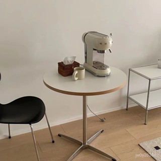 💥限時秒殺💥茶幾小桌子DIY伊姆斯圓桌ins風桌子茶臺橢圓餐桌電腦桌麵中古伊姆斯桌麵麵闆小圓桌 收納邊桌 茶桌