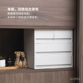 ⭐免運 可開發票⭐桌麵多層雜物整理盒抽屜式收納盒桌上A4檔案盒辦公儲物組閤置物櫃 WSGV