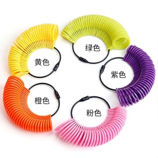 可開票標準港度塑膠圈 多種顏色戒指圈戒指手寸圈 可拆卸手指大小測量圈