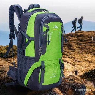 🔥超熱銷【耐用不易生銹】戶外登山包男女雙肩包大容量60L揹包徒步旅行多功能雙肩防水揹包