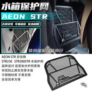 適用於AEON STR 宏佳騰STR250 改裝水箱護網 STR300 水箱網 配件
