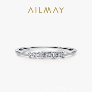 AILMAY✨正品授權✨香港直發s925純銀戒指女韓版ins網紅氣質細排戒時尚尾戒小眾設計關節指環 女生戒指 韓版戒指
