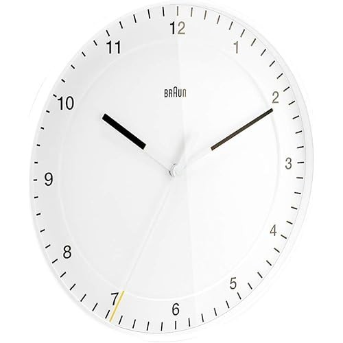 【日本直送】Braun百靈壁掛錶 Analogue Wall Clock BC17W 白色