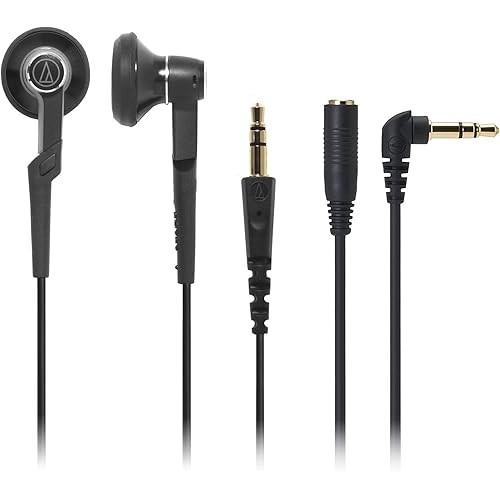 【日本熱銷】Audio-Technica鐵三角高音質耳塞式耳機黑色ATH-CM707