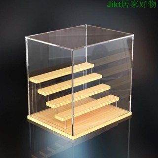 🔥臺灣出貨🔥泡泡瑪特展示盒盲盒架子 公仔展示盒 桌上收納 實木 樂高 公仔收納 收納手辦娃娃樂高模型 透明防塵櫃亞克