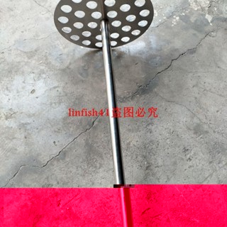 乳膠漆調色攪拌器攪拌桿棒手動油漆塗料工具不銹鋼新款加厚長柄