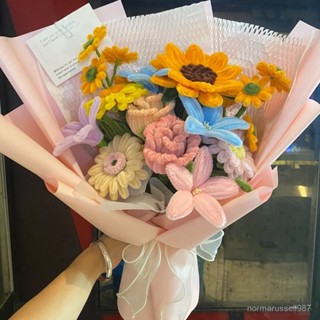 限時特賣3.11✨520畢業季扭扭棒手工編織花diy玫瑰材料包鬱金香送女朋友閨蜜花束