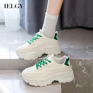 IELGY 小眾防滑純色運動休閒老爹鞋女