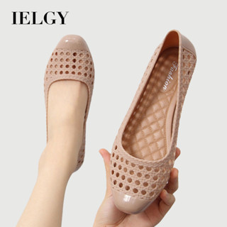 IELGY 韓版鏤空包頭果凍涼鞋女夏季時尚防滑舒適潮流