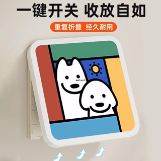 桃園出貨 SKins風裝飾畫收納箱 浴室壁畫收納箱 洗澡衣物收納架 防水摺疊廚房置物架100%