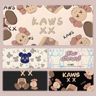 防水滑鼠墊🎀 芝麻街Kaws超大號鼠標墊潮流簡約家用辦公桌墊電腦鍵盤墊定製軟墊 超大滑鼠墊 辦公室專用 電腦桌墊