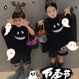 萬聖節衣服 二次元COS服 萬聖節cos服兒童服裝男童裝扮服飾幽靈女衣服幼兒園披風鬥篷套裝 角色扮演 漫展服裝 演出服