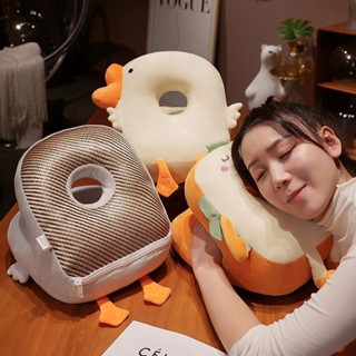趴睡枕 冰絲午休枕 夏季涼席午睡枕辦公室午睡神器小學生午休趴睡枕雙面教室桌子抱枕午睡枕頭 辦公室枕頭