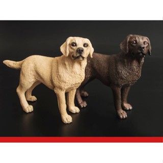 【吖吖潮玩】臺灣出貨 模擬 動物實心模型 兒童玩具 認知 擺件 男孩禮物 寵物狗 尋迴犬 拉布拉多