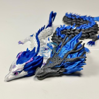 臺灣爆款💖列印玩具 3D 爆款 3D列印哪吒電影同款敖丙敖閏關節靈活可動漸變爆款模型擺攤裝飾