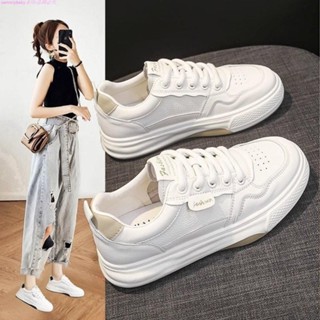 🩸風語🔆低價🔆厚底時尚百搭小白鞋女2024秋季新款百搭皮麵休閒運動低幫闆鞋ins小白鞋 女鞋