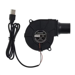 【承一五金】鼓風機7530圓頭7.5CM燒烤爐渦輪鼓風機雙珠24V 12V 5V排風扇 滾珠含油 烘乾機電磁爐渦輪USB