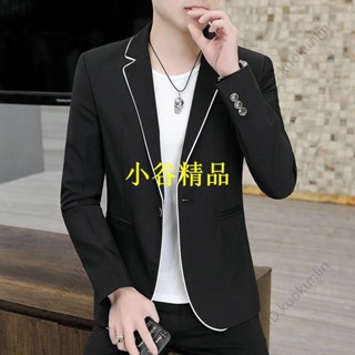 🔥紐智🔥男士西服外套 2022 男士休閒西裝格子韓版時尚帥氣單西大衣 春季修身單上衣小西裝ABAB